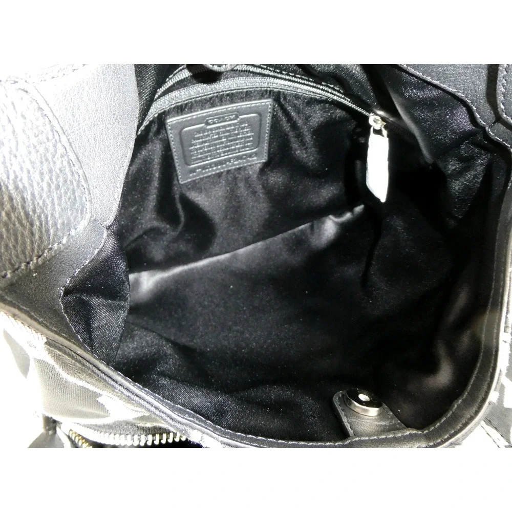 Coach‎ Campbell Signature Black White Hobo Shoulder Bag NWT F24742